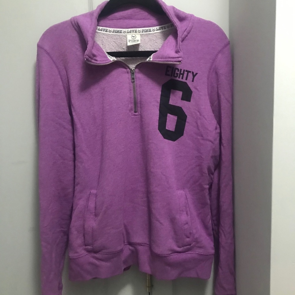 Victoria’s Secret PINK quarter zip sweAtshirt
